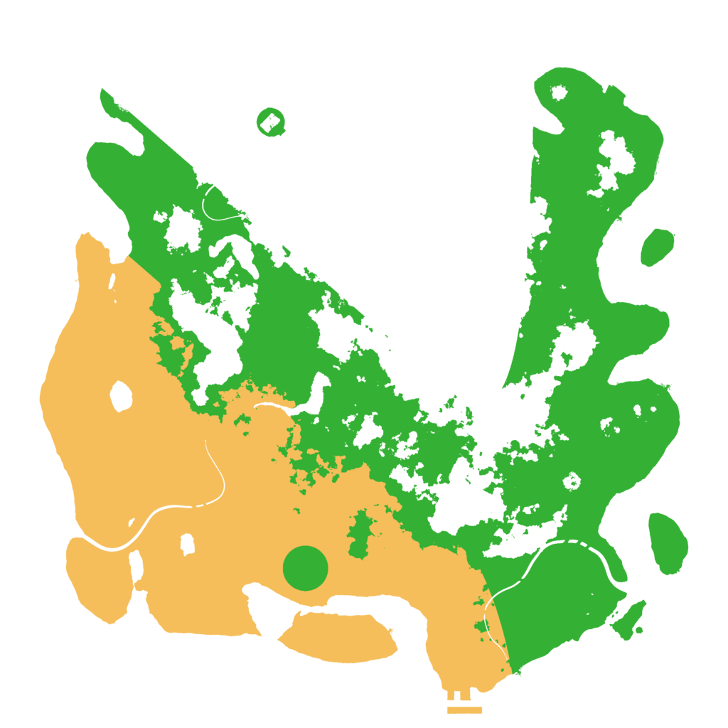 Biome Rust Map: Procedural Map, Size: 4250, Seed: 4242
