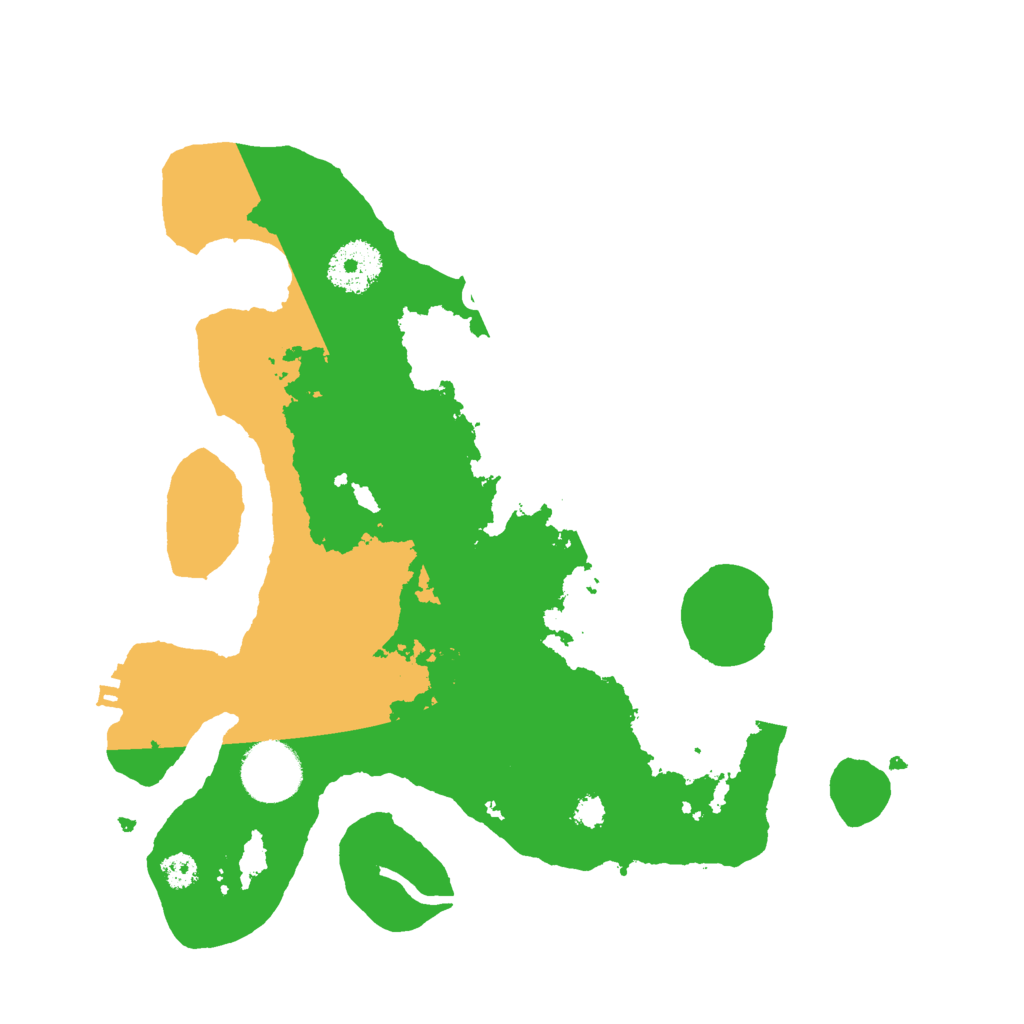 Biome Rust Map: Procedural Map, Size: 3000, Seed: 614485858