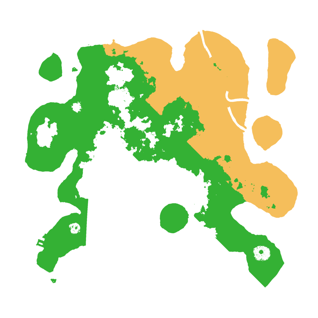 Biome Rust Map: Procedural Map, Size: 3000, Seed: 4536474