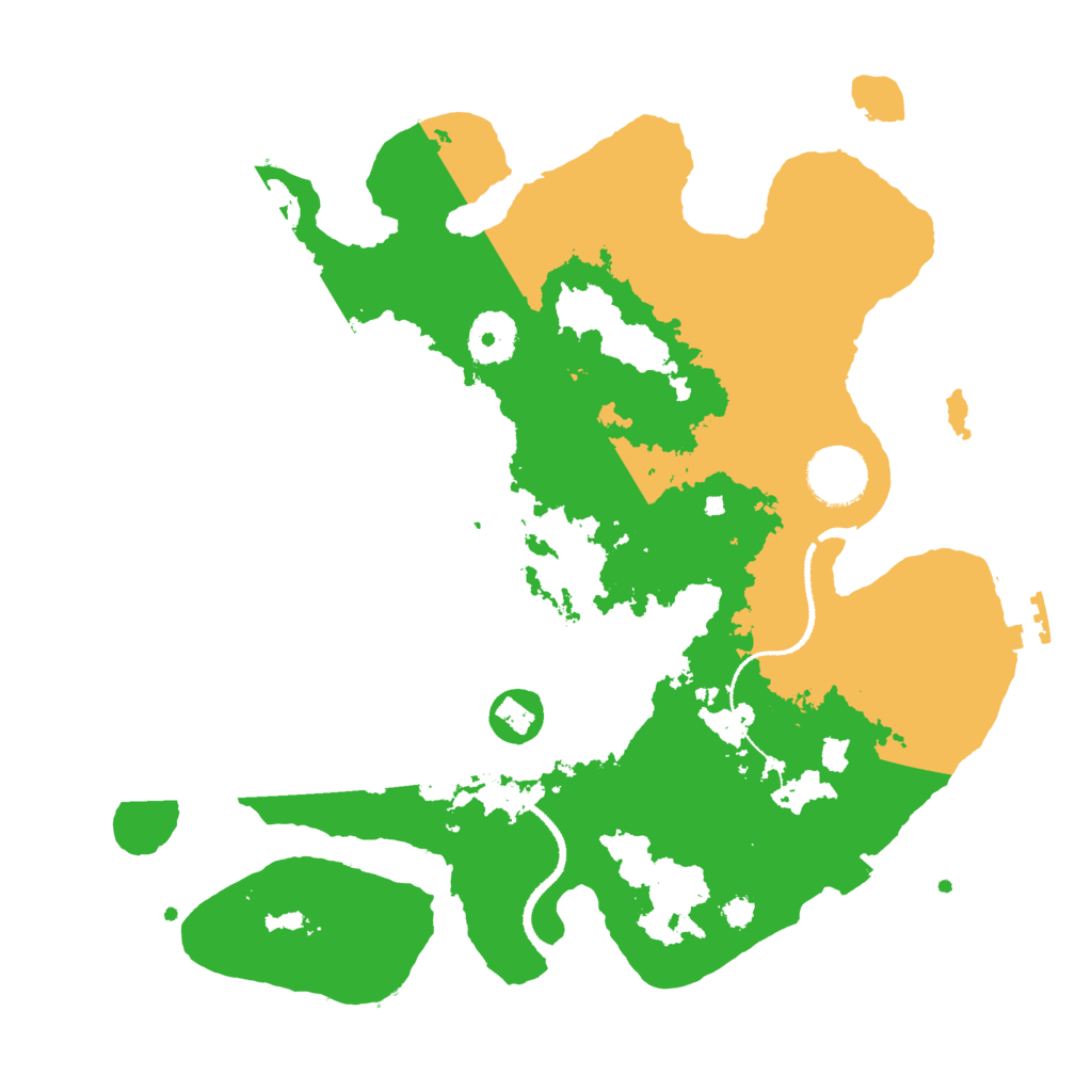 Biome Rust Map: Procedural Map, Size: 3200, Seed: 554