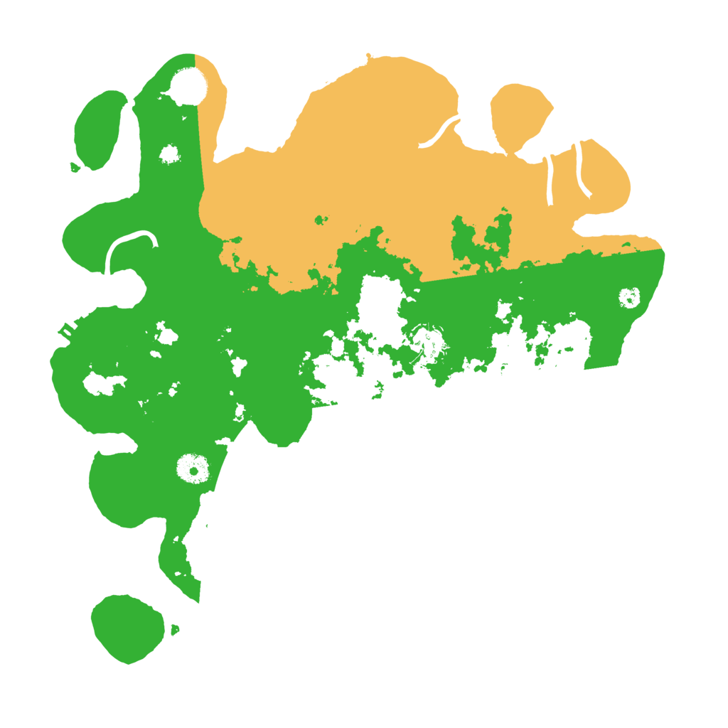 Biome Rust Map: Procedural Map, Size: 3500, Seed: 2048348494