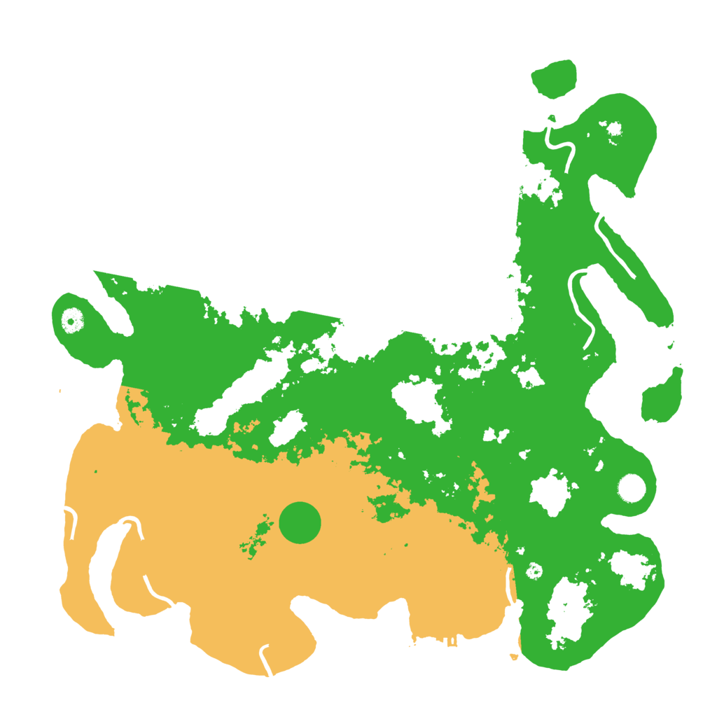 Biome Rust Map: Procedural Map, Size: 4500, Seed: 81041876