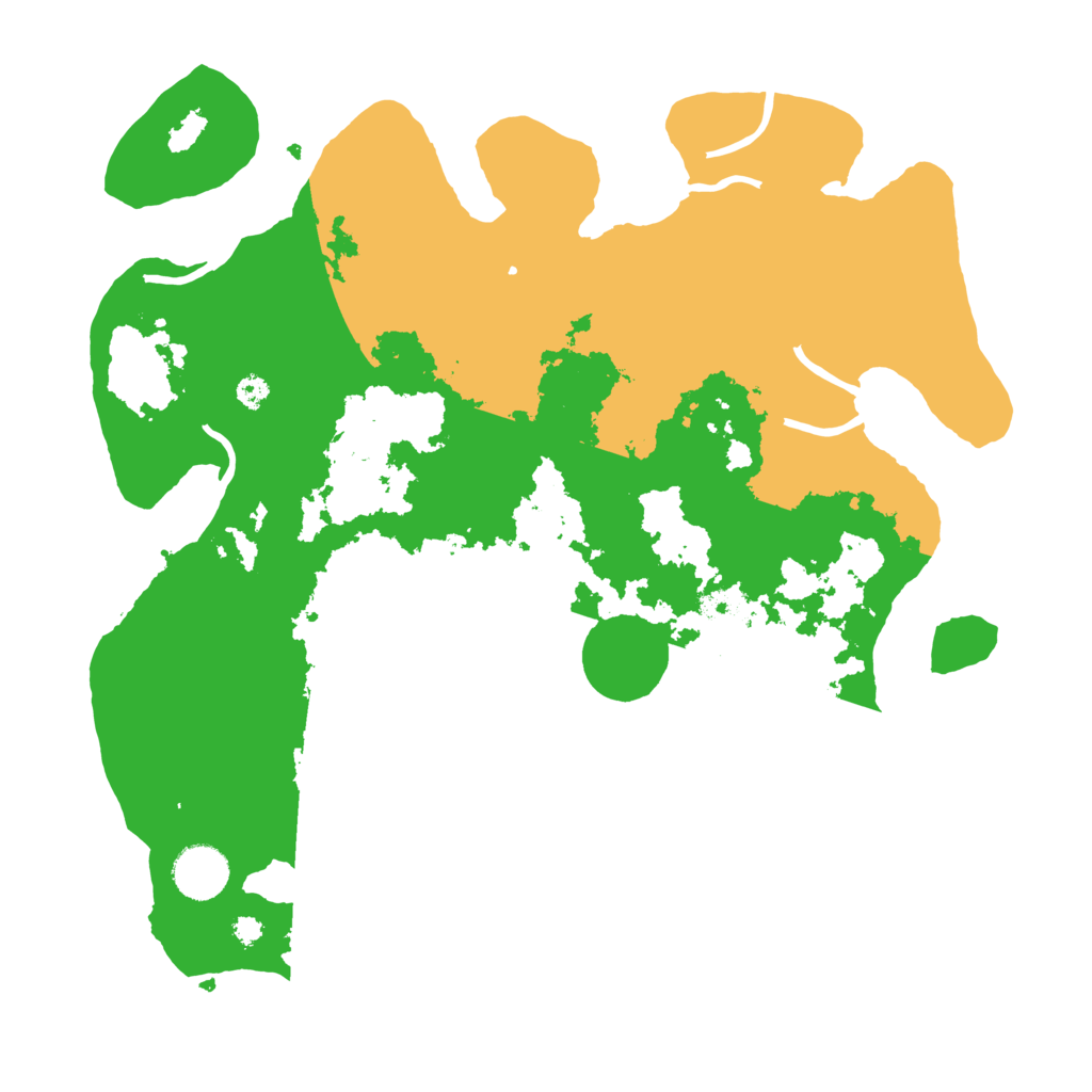 Biome Rust Map: Procedural Map, Size: 3500, Seed: 2361569
