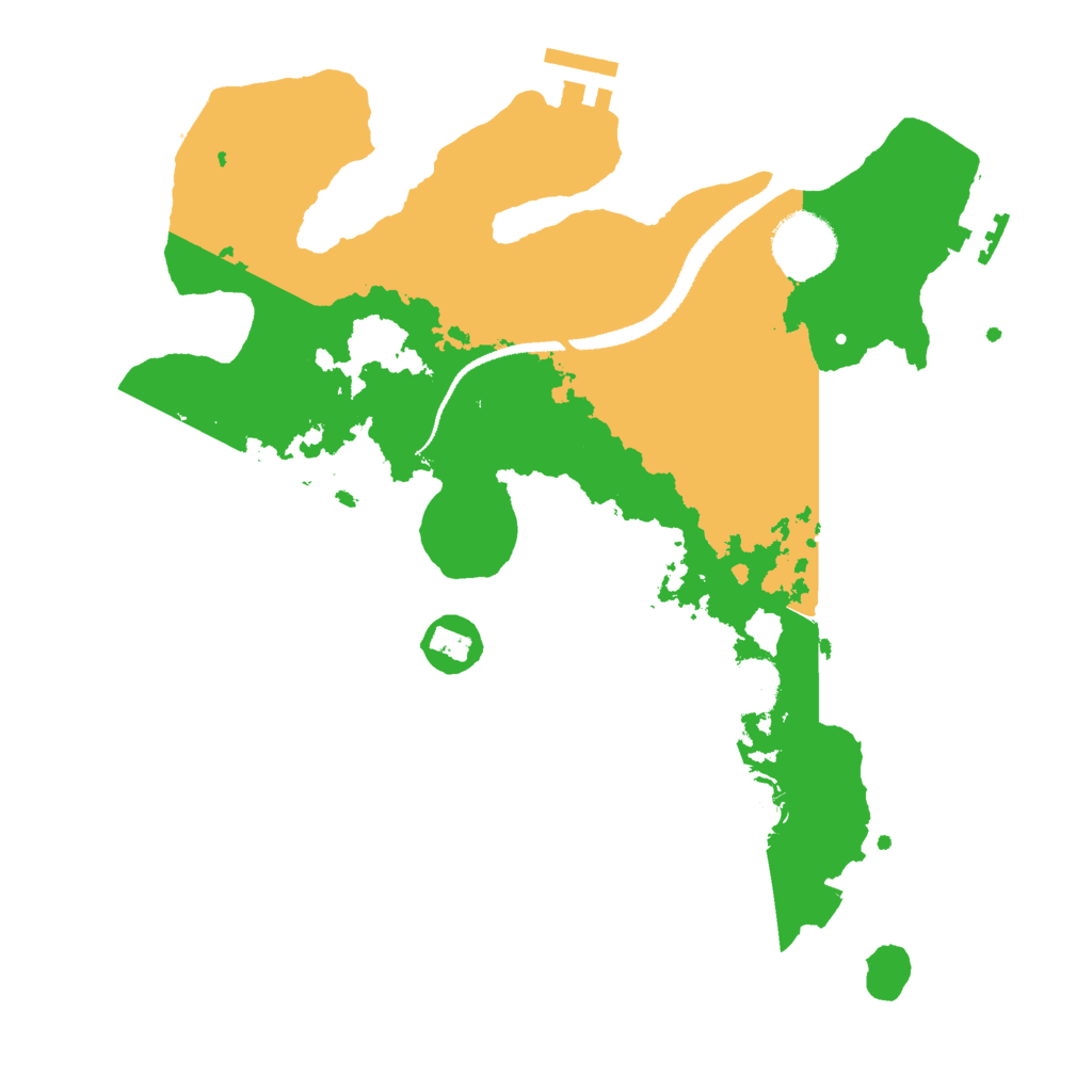 Biome Rust Map: Procedural Map, Size: 3000, Seed: 36547
