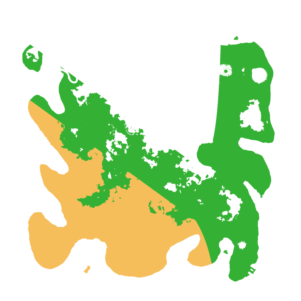 Biome Rust Map: Procedural Map, Size: 3500, Seed: 26876