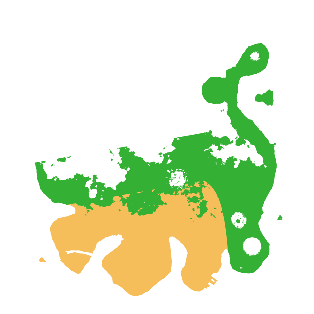 Biome Rust Map: Procedural Map, Size: 3100, Seed: 6576321