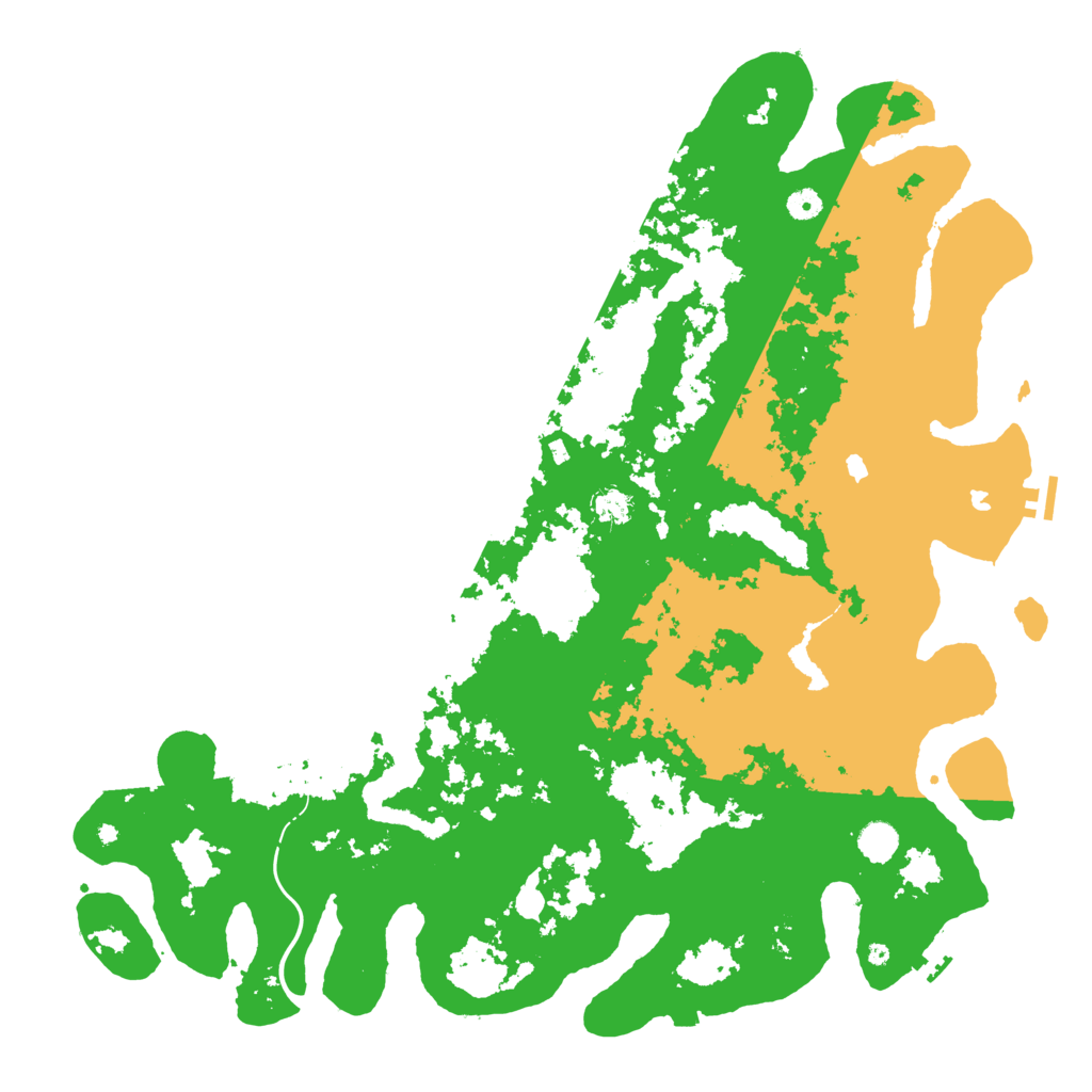 Biome Rust Map: Procedural Map, Size: 5000, Seed: 1514158016