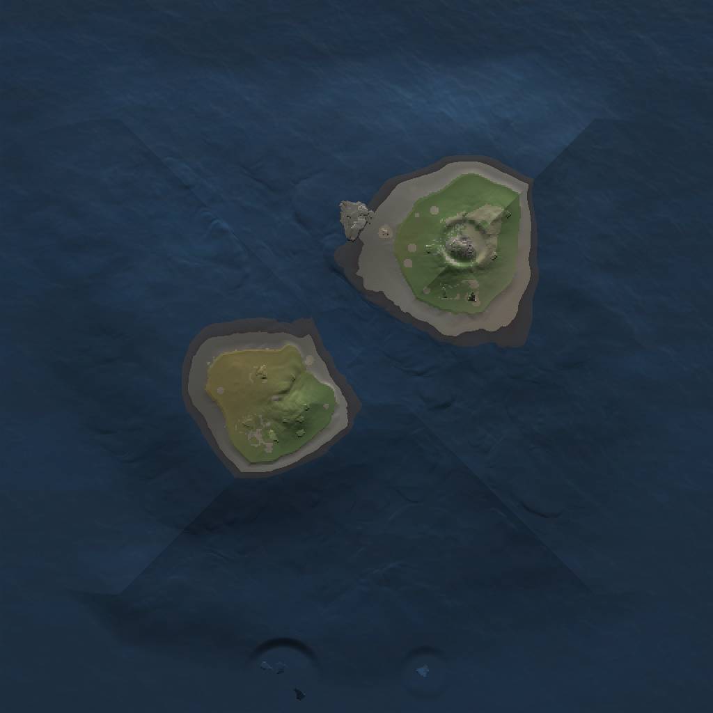 Rust Map: Procedural Map, Size: 1000, Seed: 349338462, 3 Monuments