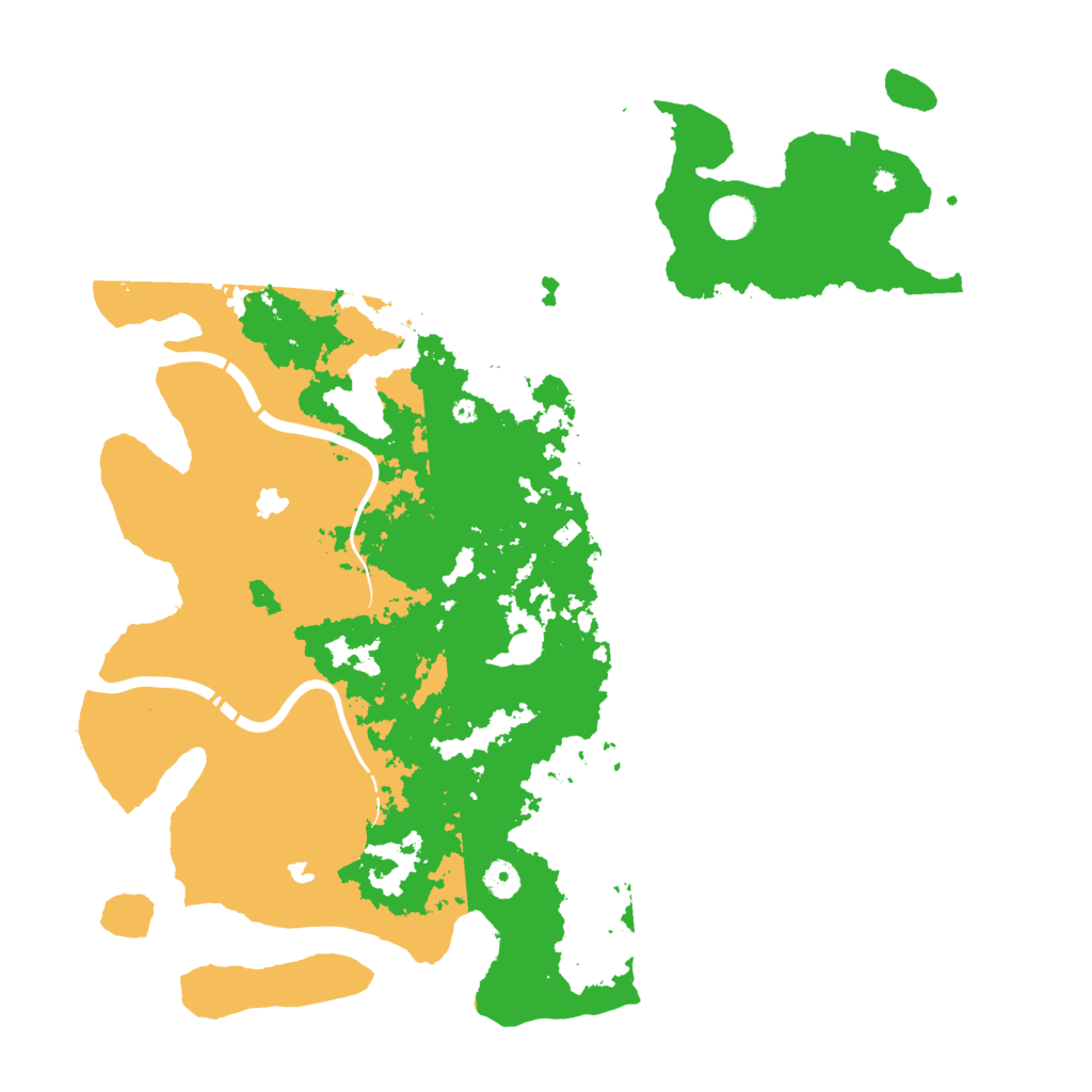 Biome Rust Map: Procedural Map, Size: 4500, Seed: 1387552733