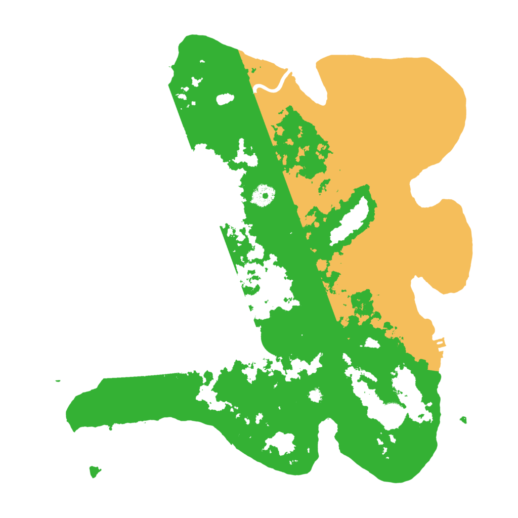 Biome Rust Map: Procedural Map, Size: 3550, Seed: 9770208