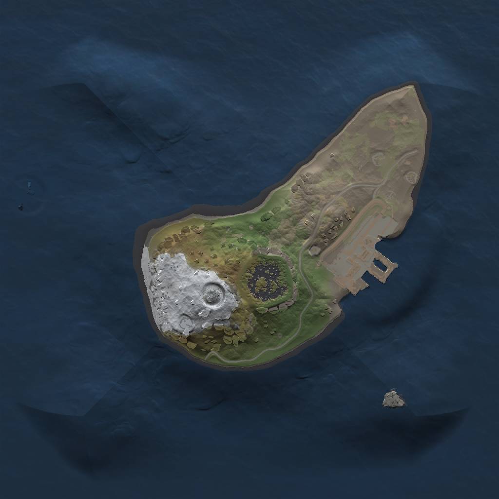 Rust Map: Procedural Map, Size: 1300, Seed: 324, 5 Monuments