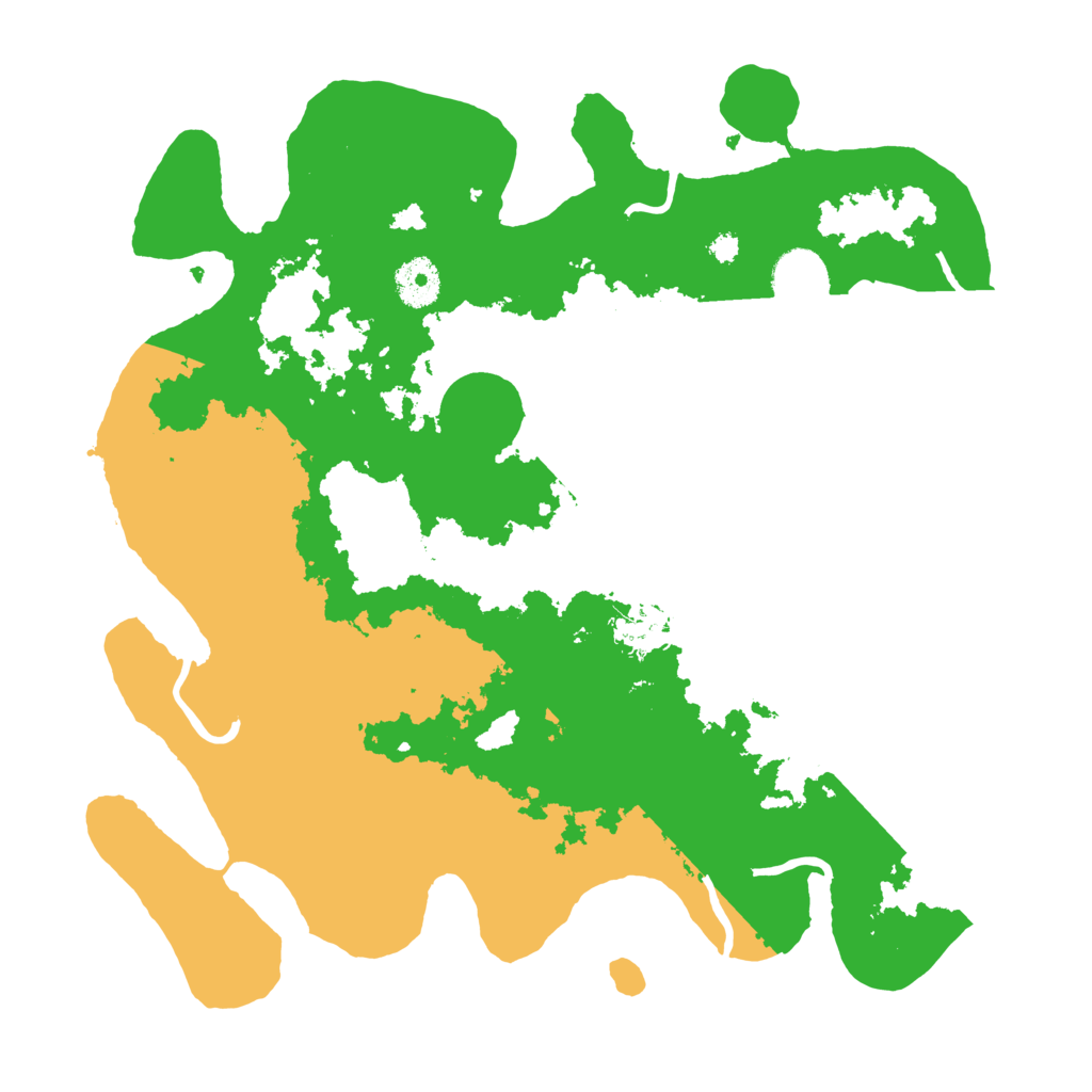 Biome Rust Map: Procedural Map, Size: 3500, Seed: 3590