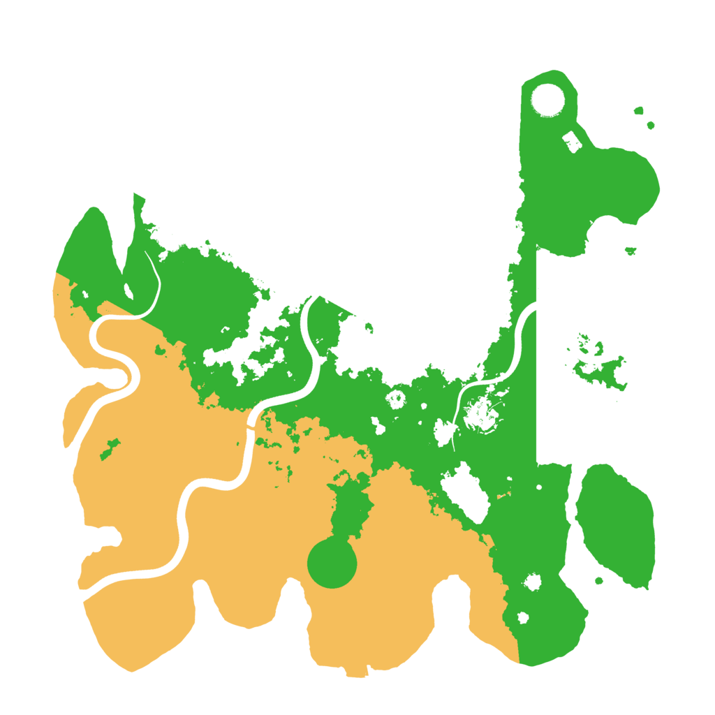 Biome Rust Map: Procedural Map, Size: 3800, Seed: 332643