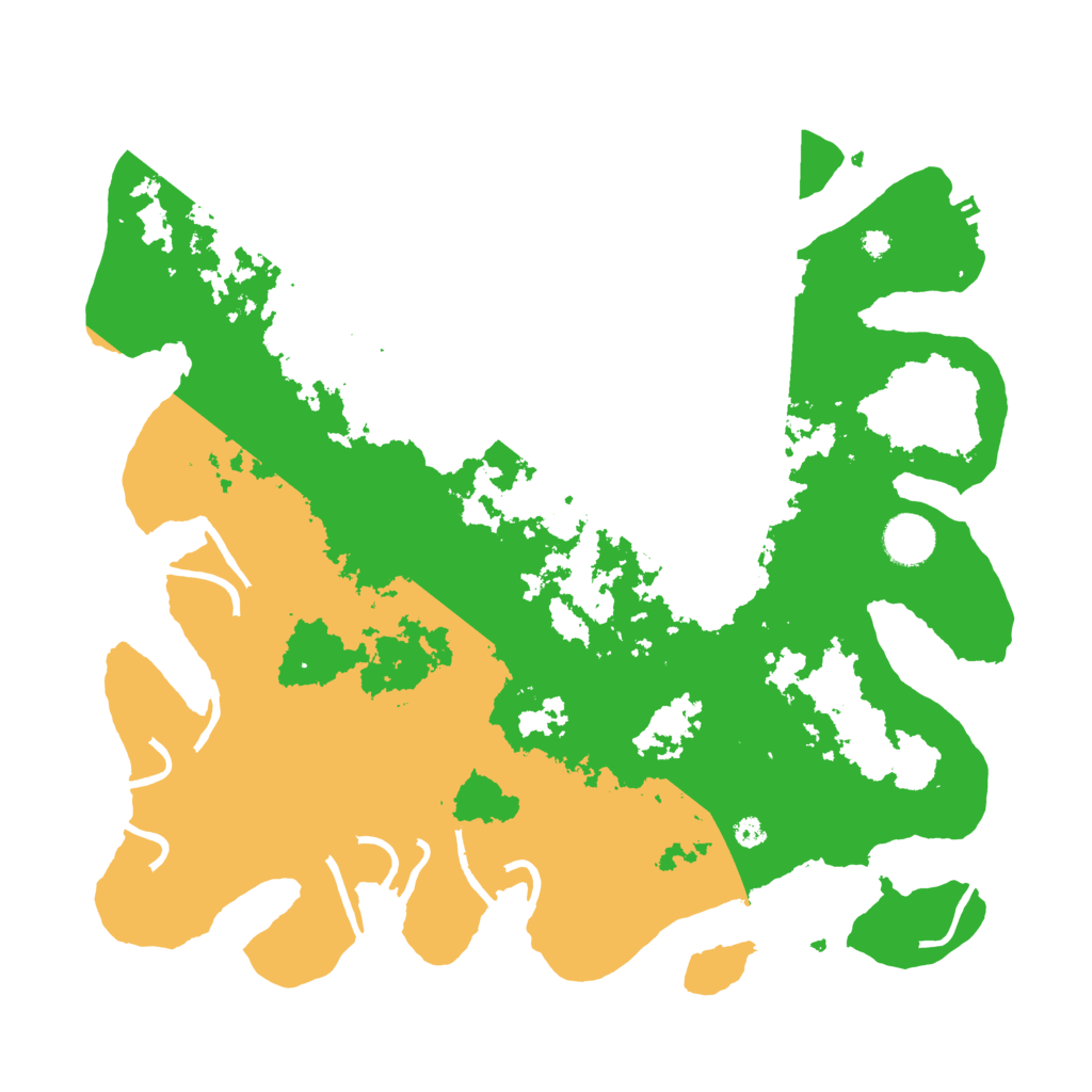 Biome Rust Map: Procedural Map, Size: 3700, Seed: 402065