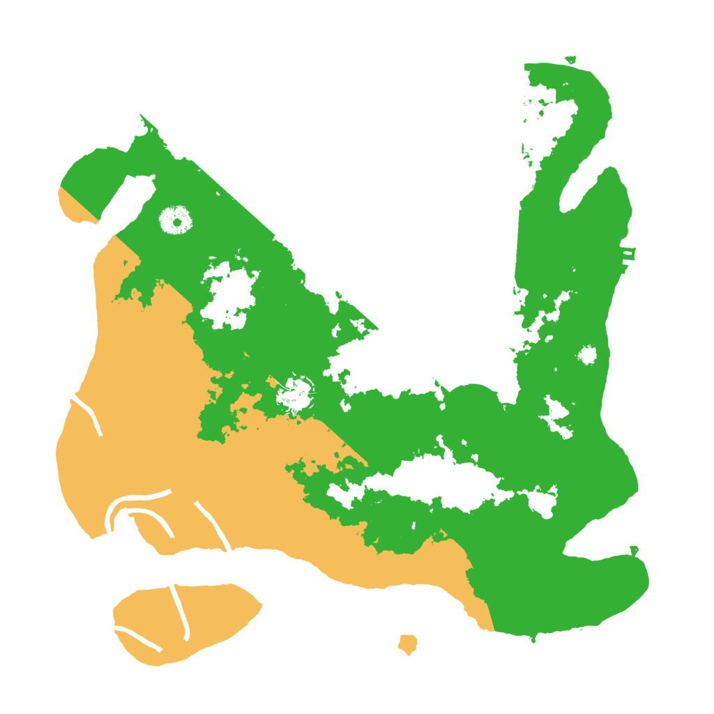Biome Rust Map: Procedural Map, Size: 3500, Seed: 2025755903