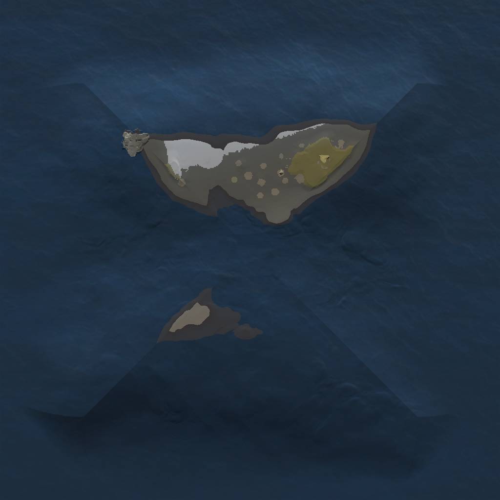 Rust Map: Procedural Map, Size: 1000, Seed: 1904500, 3 Monuments