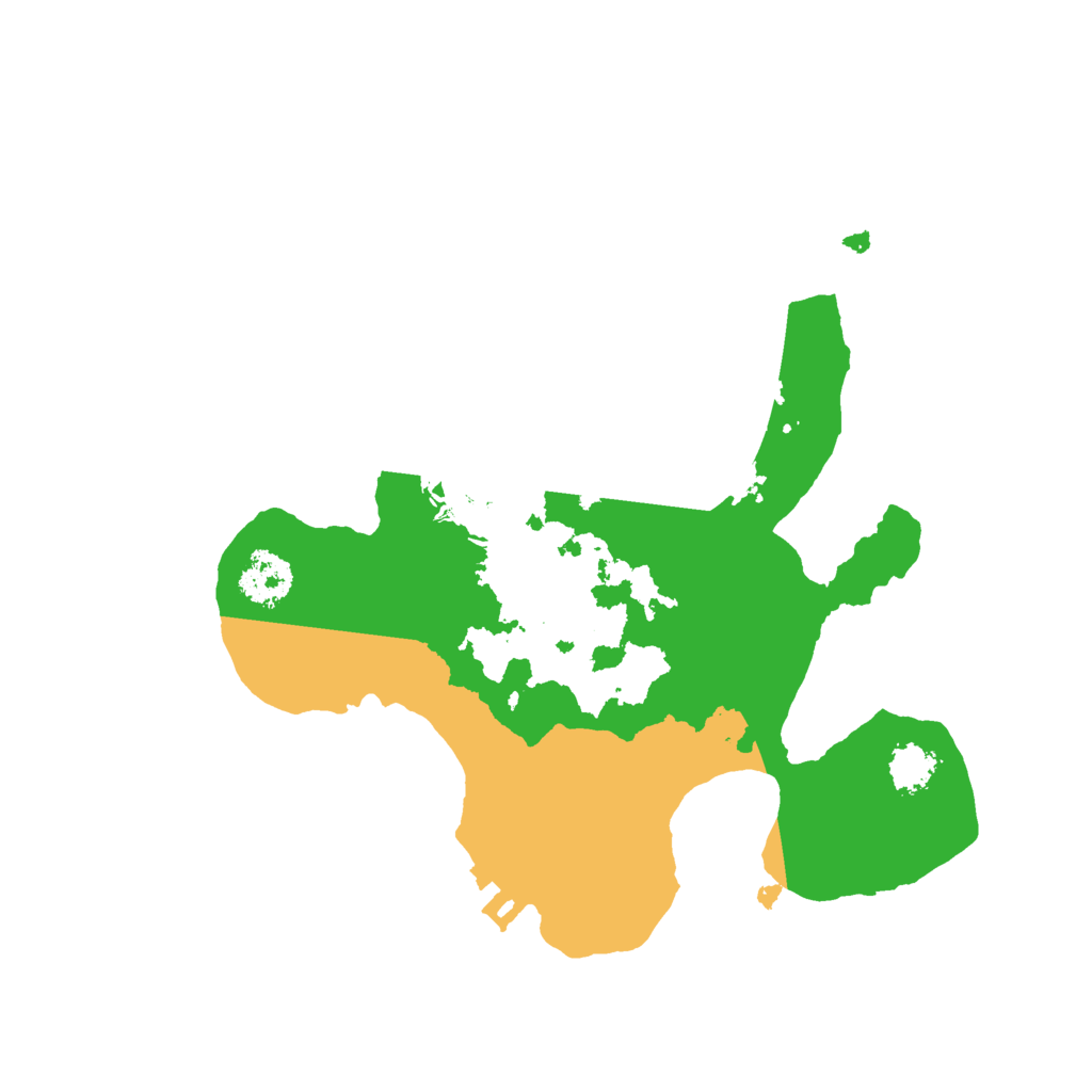 Biome Rust Map: Procedural Map, Size: 2150, Seed: 42154242