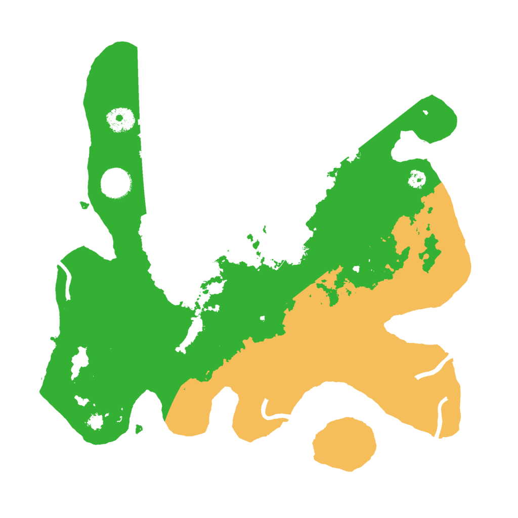 Biome Rust Map: Procedural Map, Size: 3000, Seed: 217970601