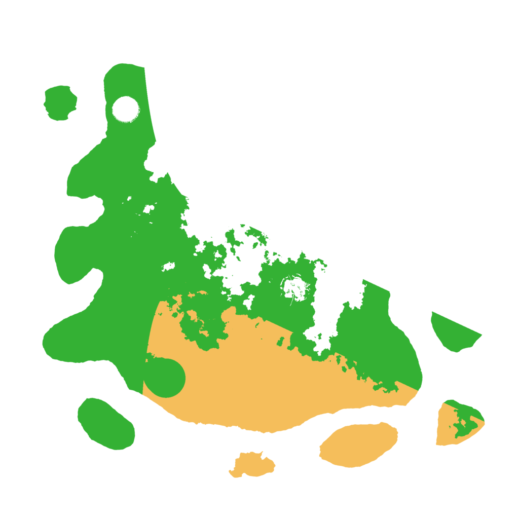 Biome Rust Map: Barren, Size: 3500, Seed: 1194224667