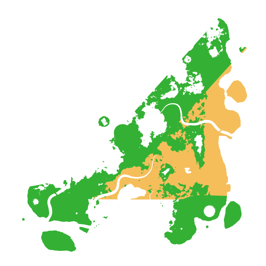 Biome Rust Map: Procedural Map, Size: 4100, Seed: 509230198