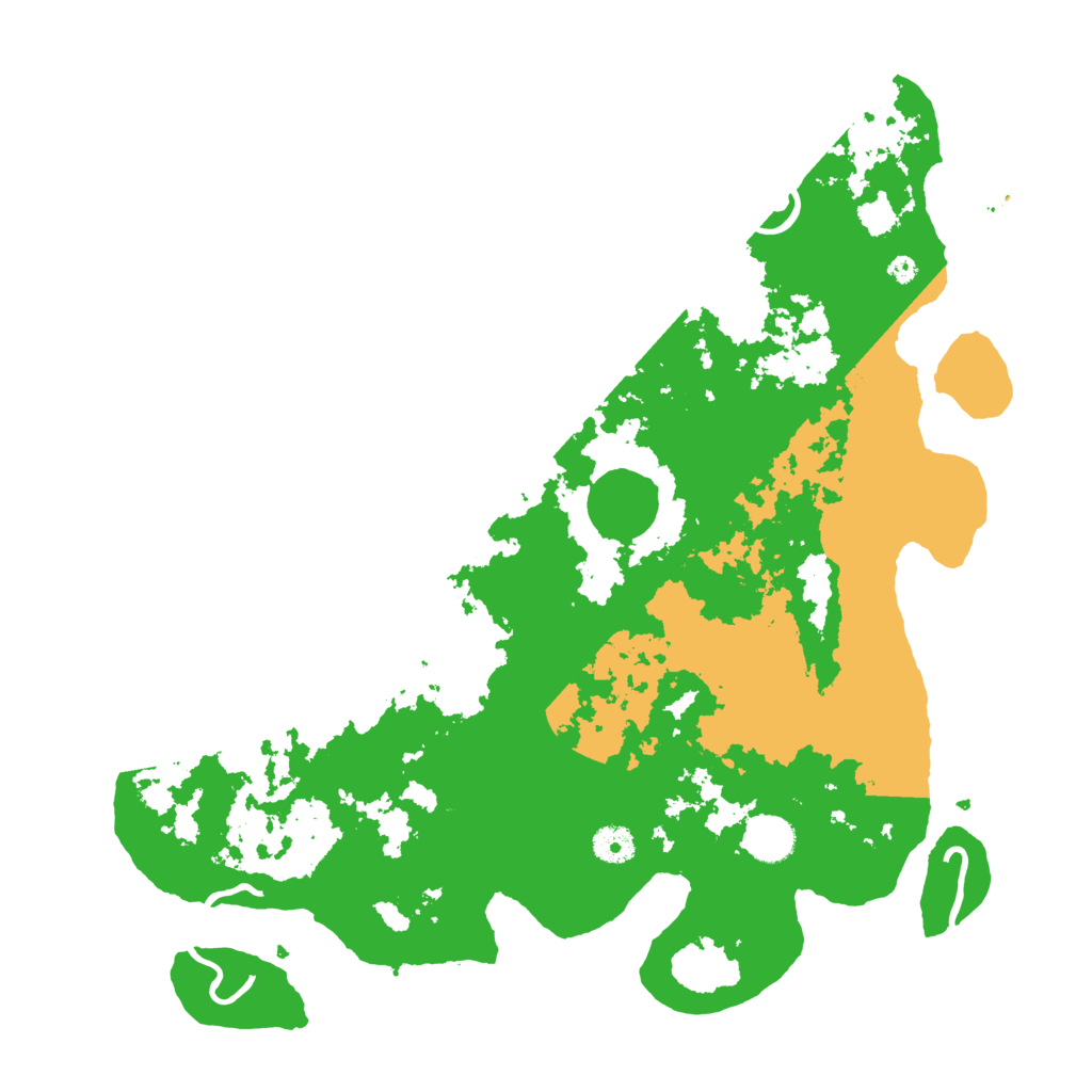 Biome Rust Map: Procedural Map, Size: 4100, Seed: 509230198