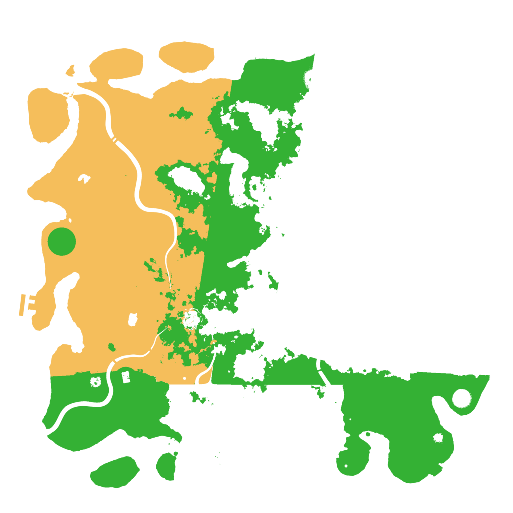 Biome Rust Map: Procedural Map, Size: 4800, Seed: 474936308
