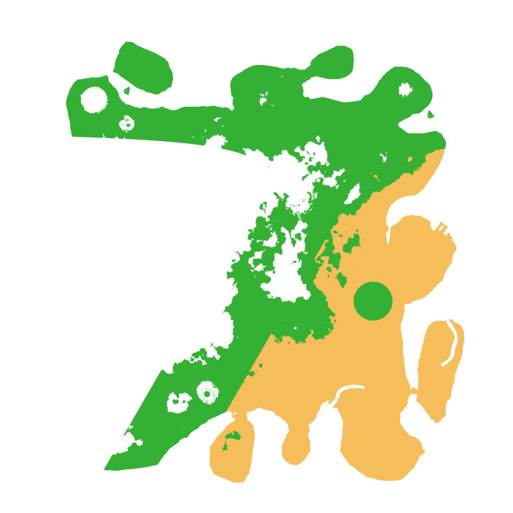 Biome Rust Map: Procedural Map, Size: 3500, Seed: 20220522