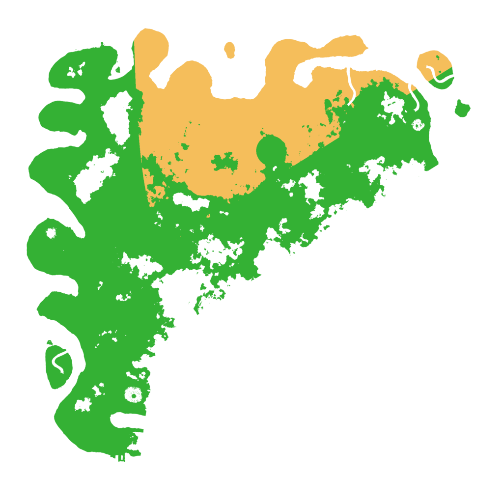 Biome Rust Map: Procedural Map, Size: 4500, Seed: 1733502242