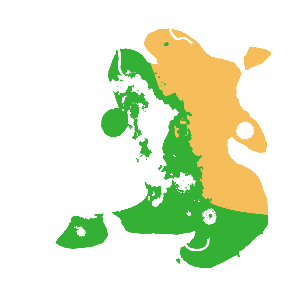 Biome Rust Map: Procedural Map, Size: 3000, Seed: 1892871580