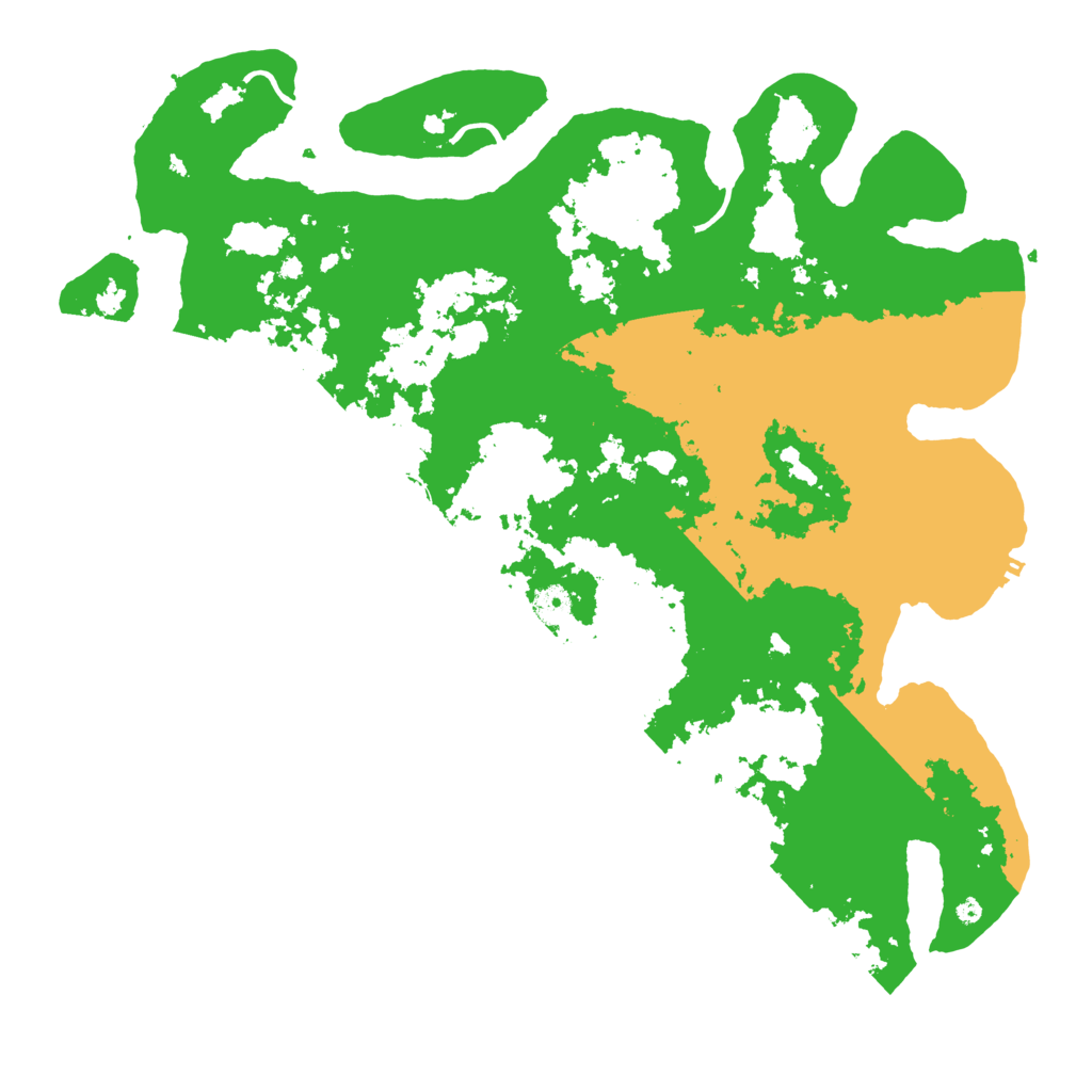 Biome Rust Map: Procedural Map, Size: 4500, Seed: 104868174