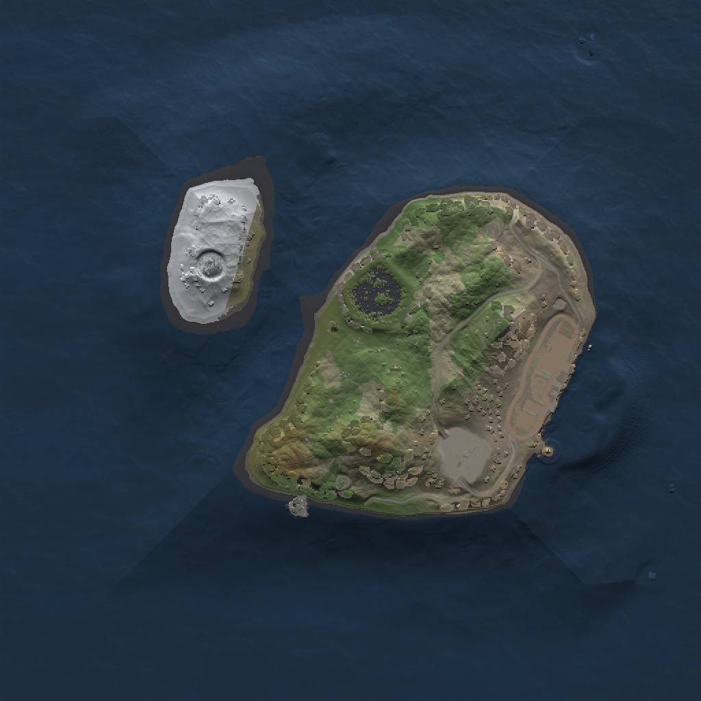 Rust Map: Procedural Map, Size: 1500, Seed: 292575257, 5 Monuments