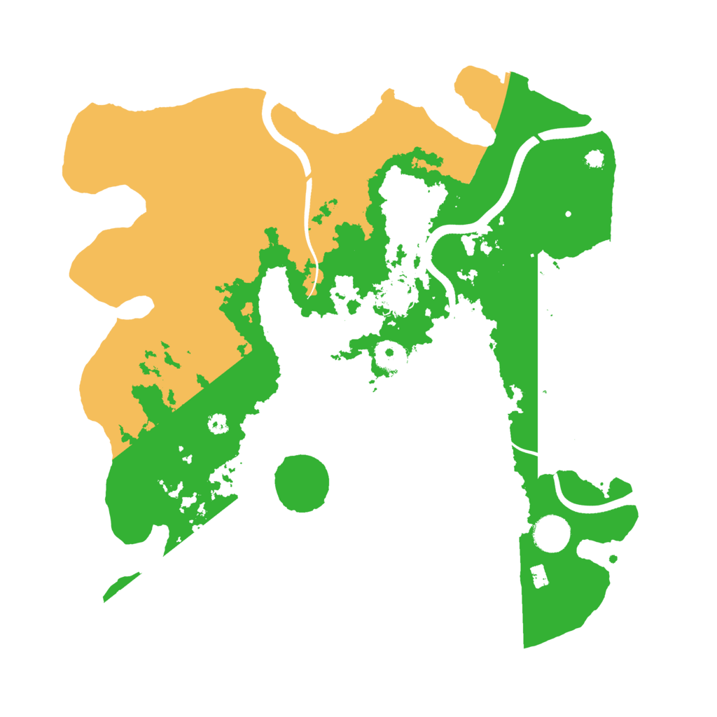 Biome Rust Map: Procedural Map, Size: 3500, Seed: 225430719