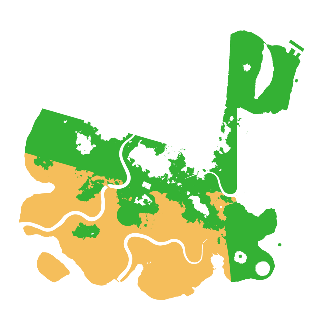 Biome Rust Map: Procedural Map, Size: 3850, Seed: 1930641627