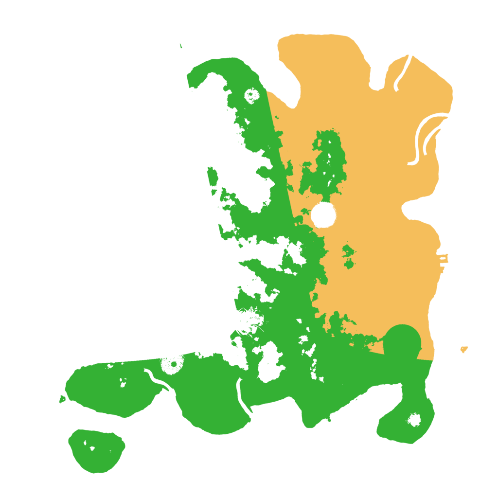 Biome Rust Map: Procedural Map, Size: 3500, Seed: 677831356