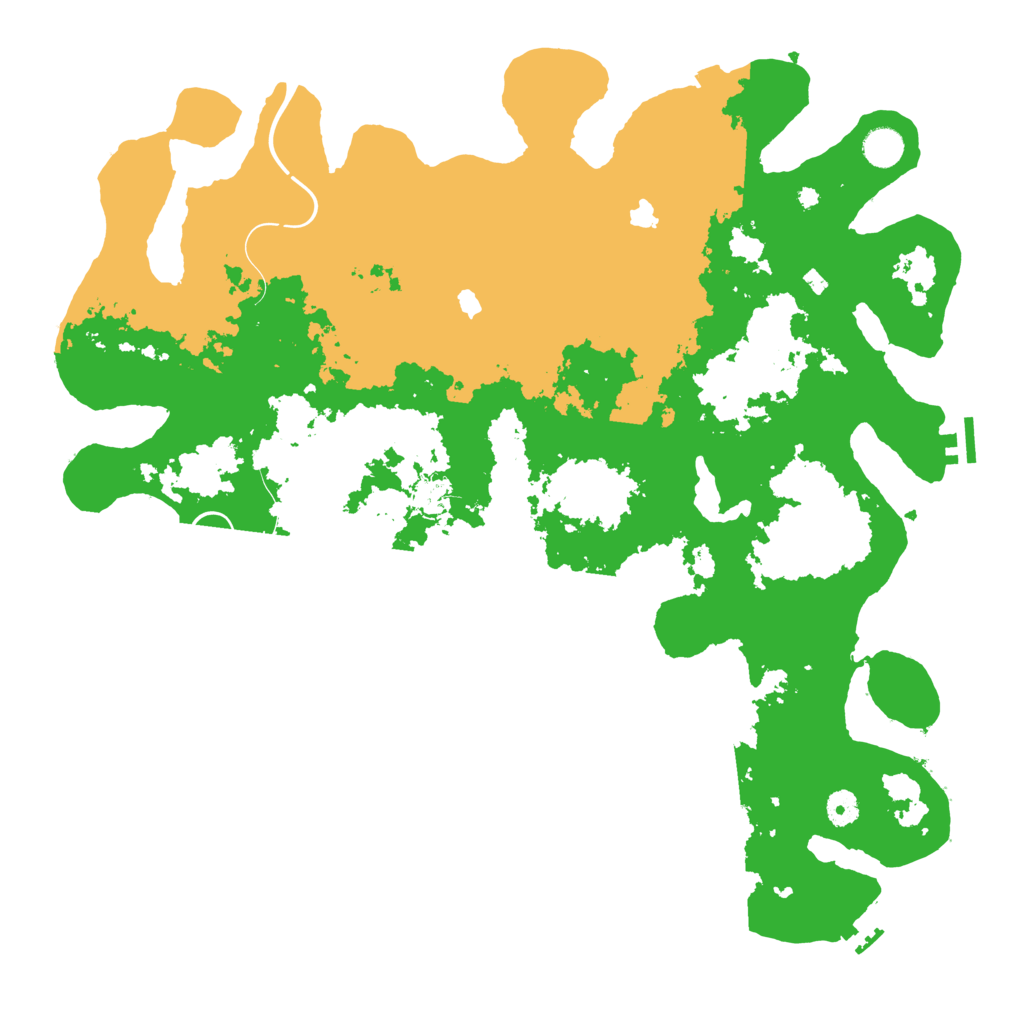 Biome Rust Map: Procedural Map, Size: 4500, Seed: 677