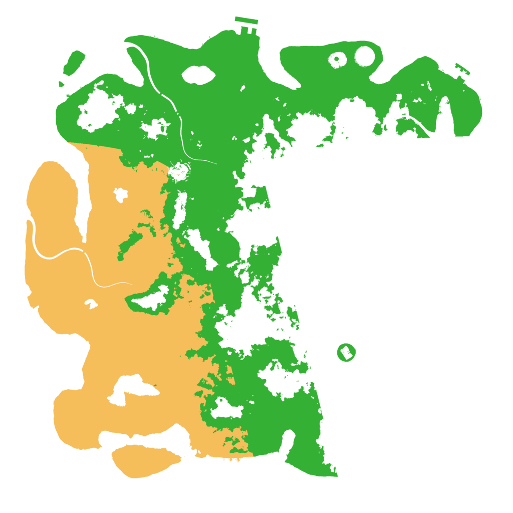Biome Rust Map: Procedural Map, Size: 4500, Seed: 2021080796