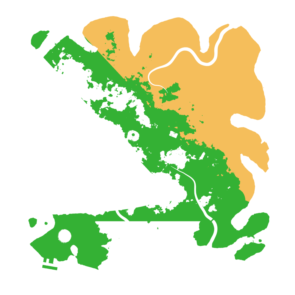 Biome Rust Map: Procedural Map, Size: 3950, Seed: 1404792397