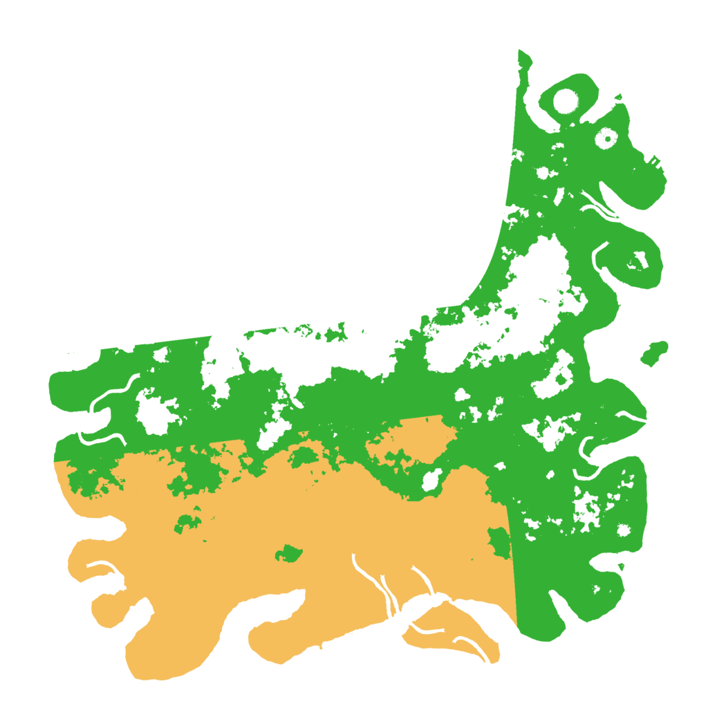 Biome Rust Map: Procedural Map, Size: 5000, Seed: 777777