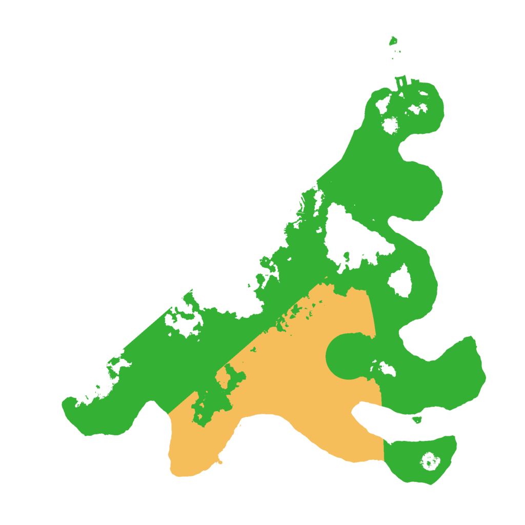 Biome Rust Map: Procedural Map, Size: 3000, Seed: 10277