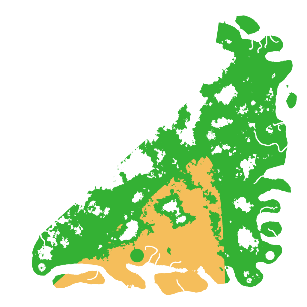 Biome Rust Map: Procedural Map, Size: 6000, Seed: 513389959