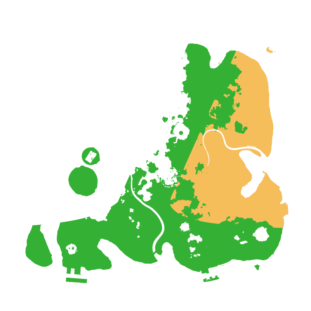 Biome Rust Map: Procedural Map, Size: 3000, Seed: 513456