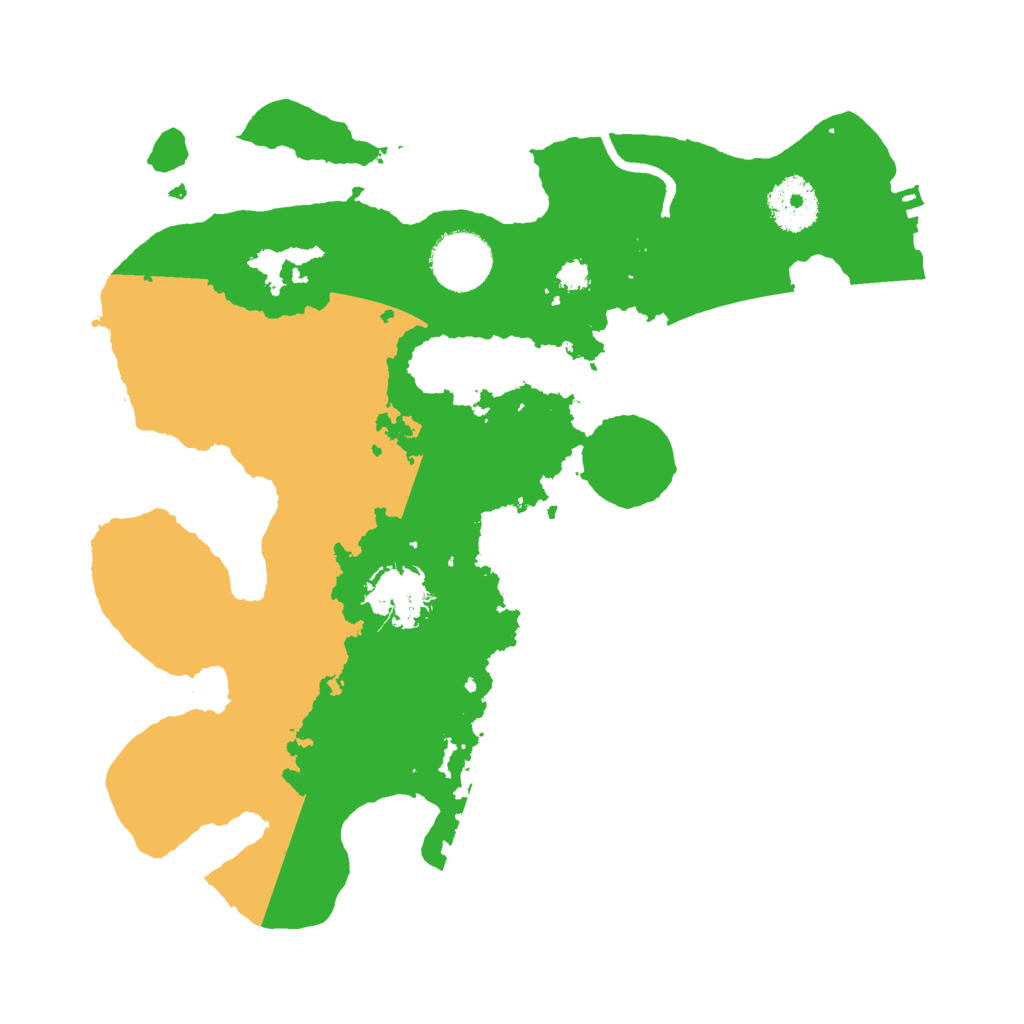 Biome Rust Map: Procedural Map, Size: 3000, Seed: 1040150266