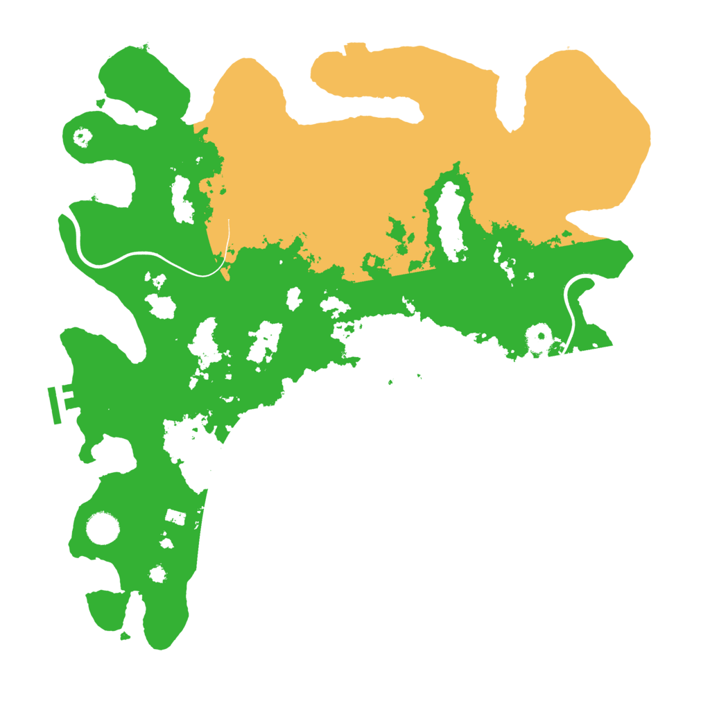 Biome Rust Map: Procedural Map, Size: 3850, Seed: 661546890