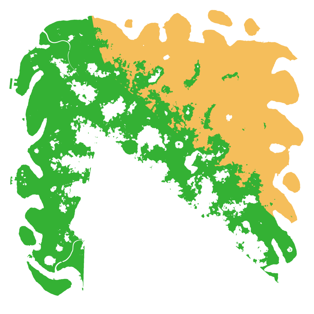 Biome Rust Map: Procedural Map, Size: 6000, Seed: 489000