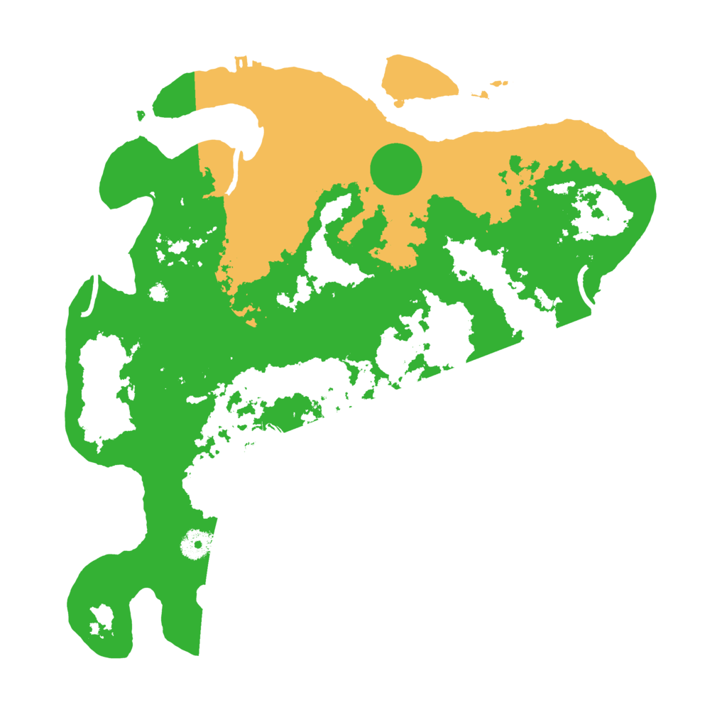 Biome Rust Map: Procedural Map, Size: 3700, Seed: 214809946