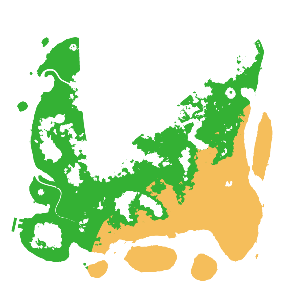 Biome Rust Map: Procedural Map, Size: 4250, Seed: 15267