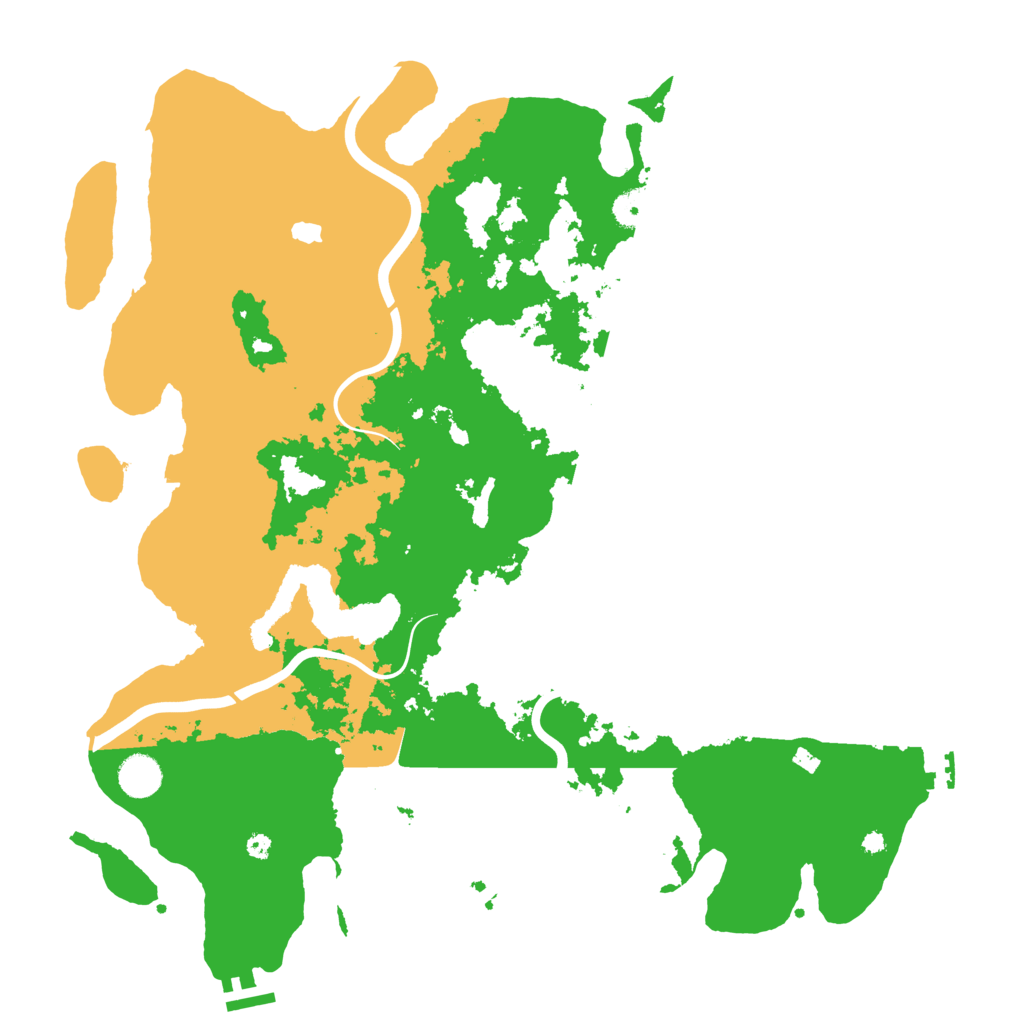Biome Rust Map: Procedural Map, Size: 4200, Seed: 45824