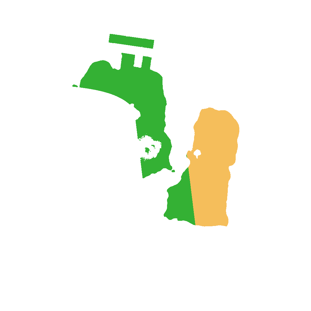 Biome Rust Map: Procedural Map, Size: 1400, Seed: 667