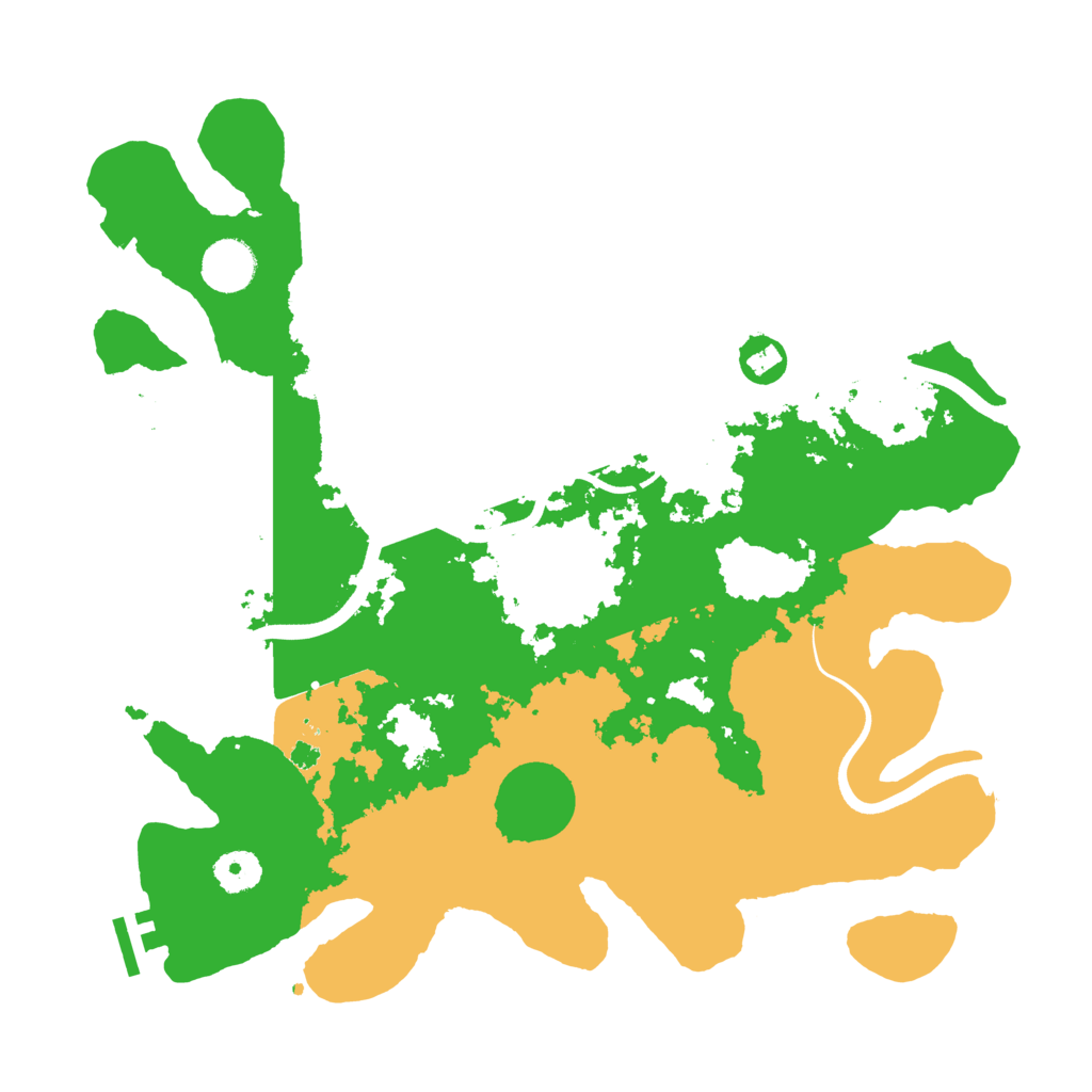Biome Rust Map: Procedural Map, Size: 3700, Seed: 2087068750