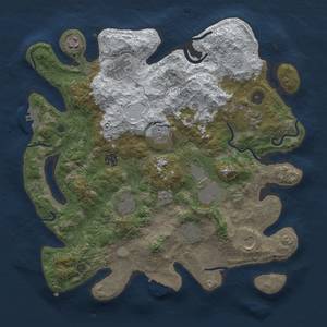 Thumbnail Rust Map: Procedural Map, Size: 3700, Seed: 2087068750, 19 Monuments